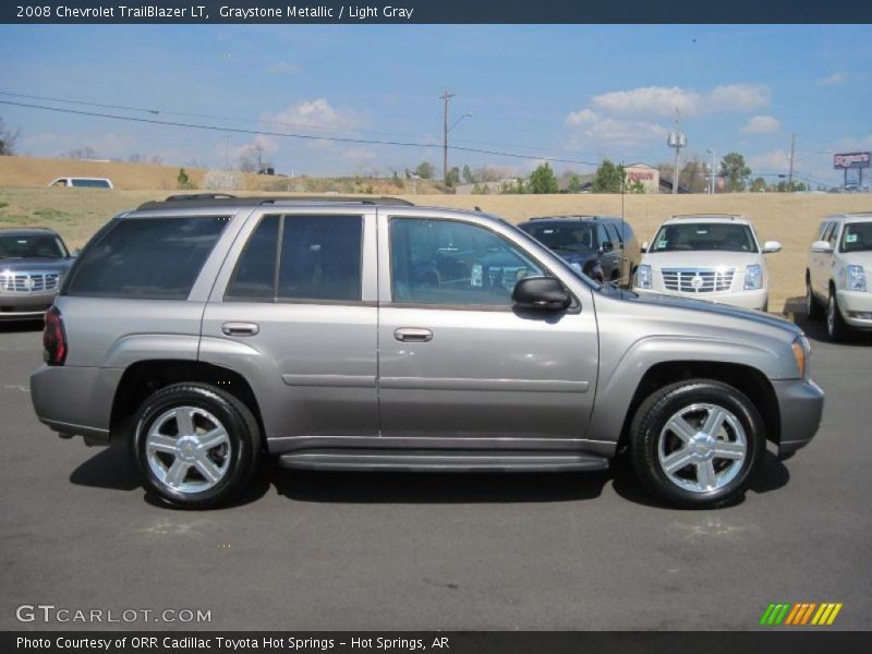 Graystone Metallic / Light Gray 2008 Chevrolet TrailBlazer LT