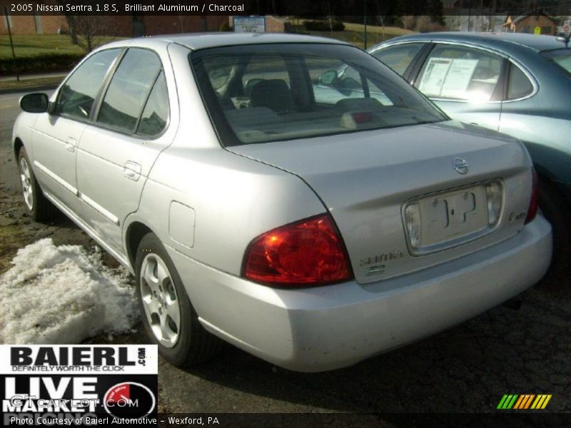Brilliant Aluminum / Charcoal 2005 Nissan Sentra 1.8 S