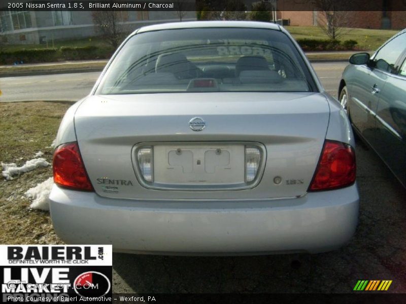 Brilliant Aluminum / Charcoal 2005 Nissan Sentra 1.8 S