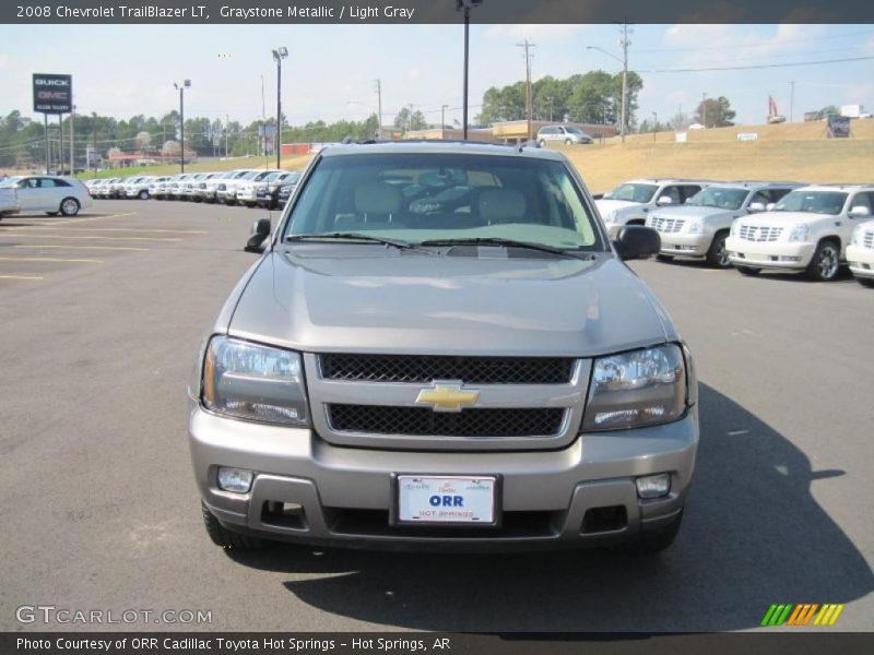 Graystone Metallic / Light Gray 2008 Chevrolet TrailBlazer LT