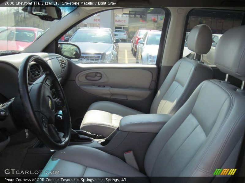 Graystone Metallic / Light Gray 2008 Chevrolet TrailBlazer LT