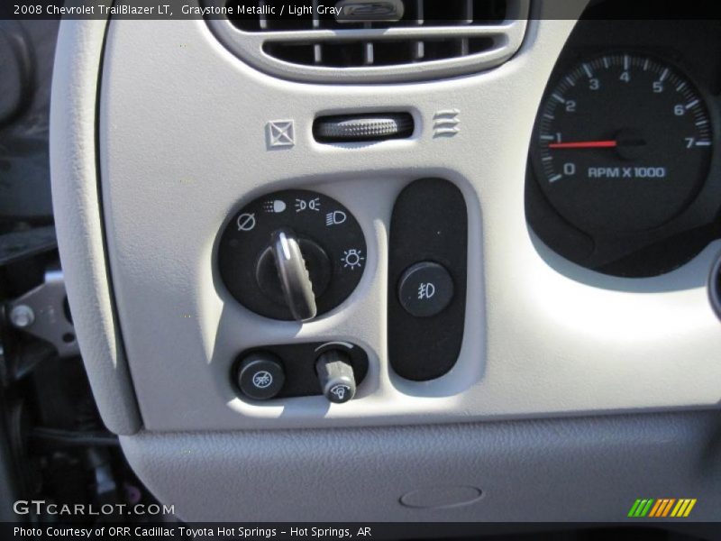Graystone Metallic / Light Gray 2008 Chevrolet TrailBlazer LT