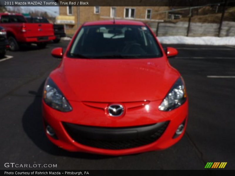 True Red / Black 2011 Mazda MAZDA2 Touring