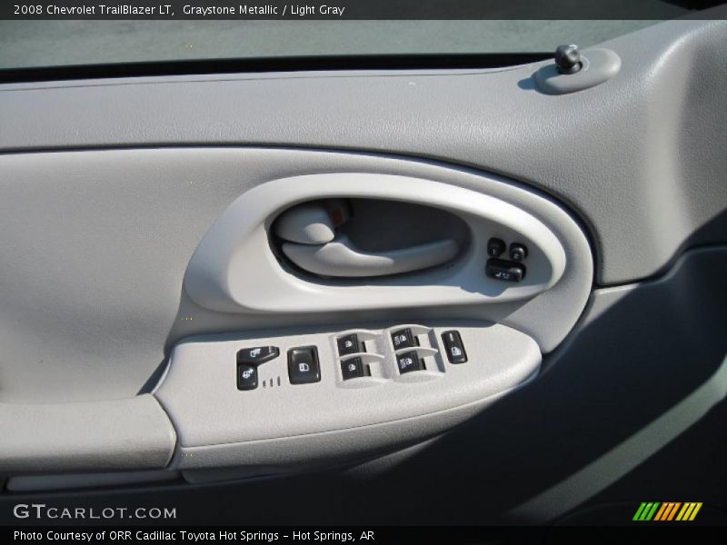 Graystone Metallic / Light Gray 2008 Chevrolet TrailBlazer LT