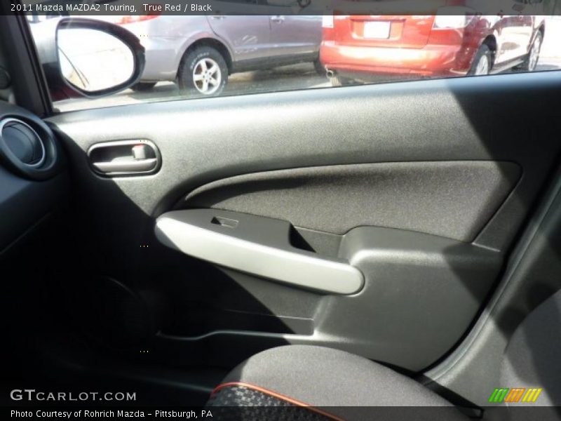 True Red / Black 2011 Mazda MAZDA2 Touring