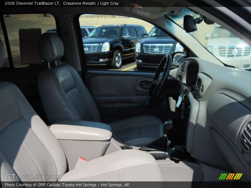 Graystone Metallic / Light Gray 2008 Chevrolet TrailBlazer LT