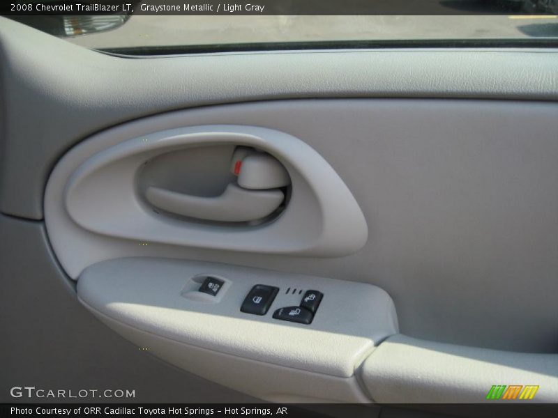 Graystone Metallic / Light Gray 2008 Chevrolet TrailBlazer LT