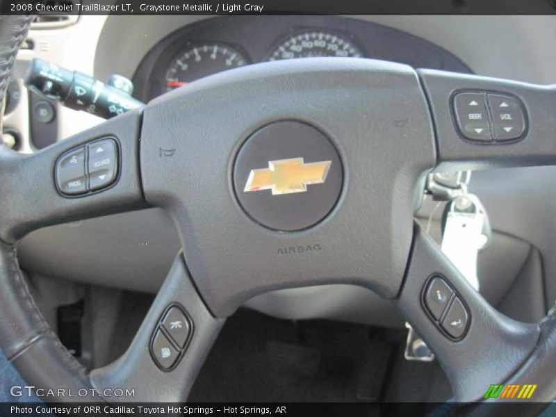 Graystone Metallic / Light Gray 2008 Chevrolet TrailBlazer LT
