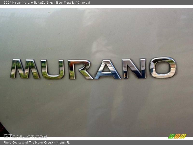 Sheer Silver Metallic / Charcoal 2004 Nissan Murano SL AWD