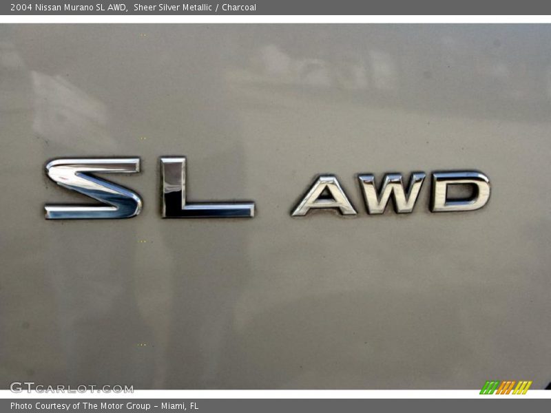 Sheer Silver Metallic / Charcoal 2004 Nissan Murano SL AWD