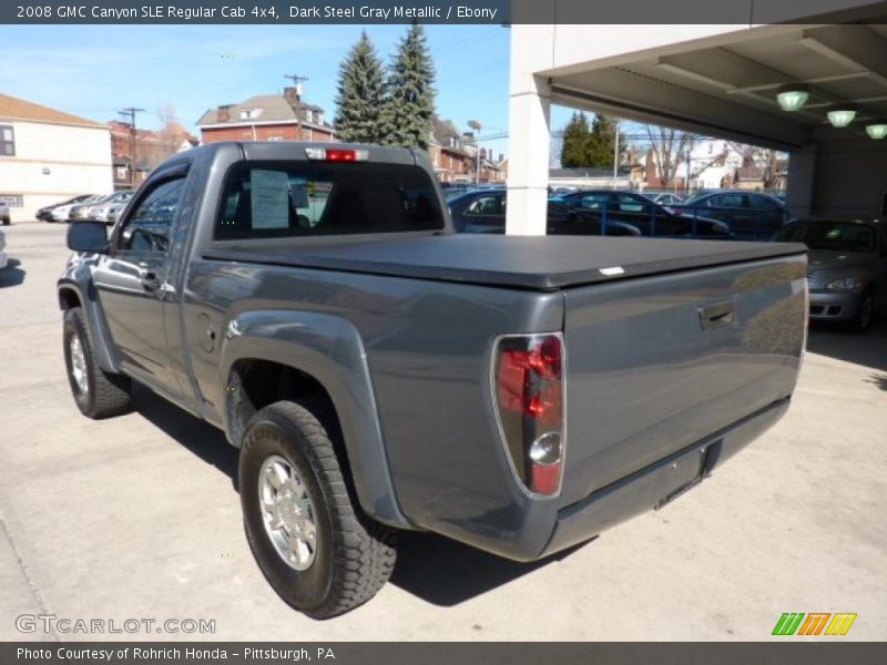  2008 Canyon SLE Regular Cab 4x4 Dark Steel Gray Metallic