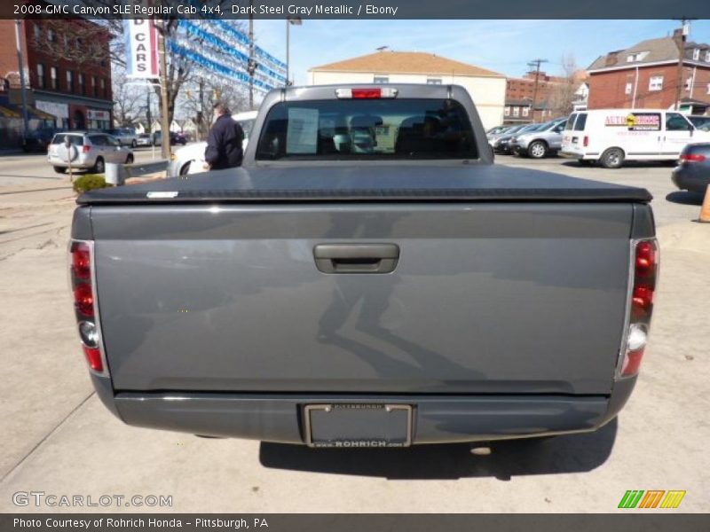 Dark Steel Gray Metallic / Ebony 2008 GMC Canyon SLE Regular Cab 4x4