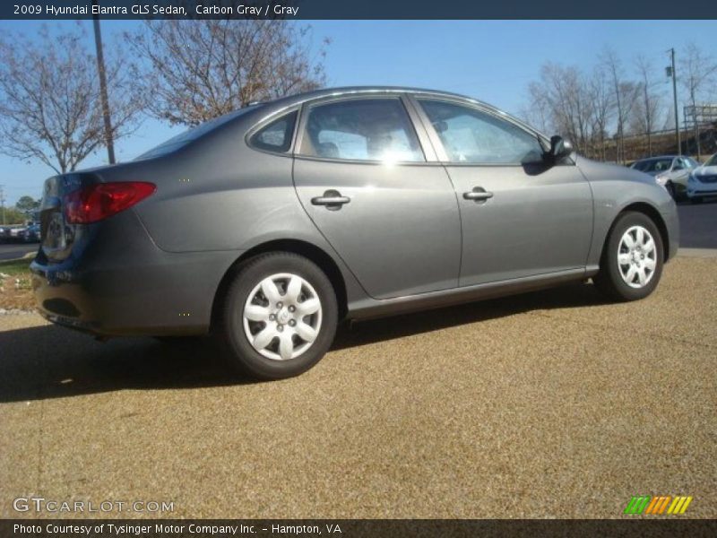 Carbon Gray / Gray 2009 Hyundai Elantra GLS Sedan