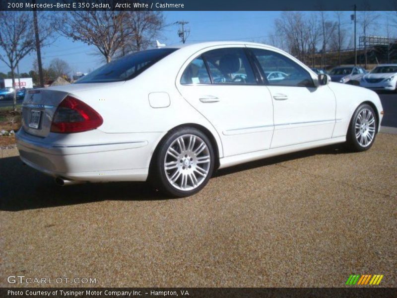 Arctic White / Cashmere 2008 Mercedes-Benz E 350 Sedan