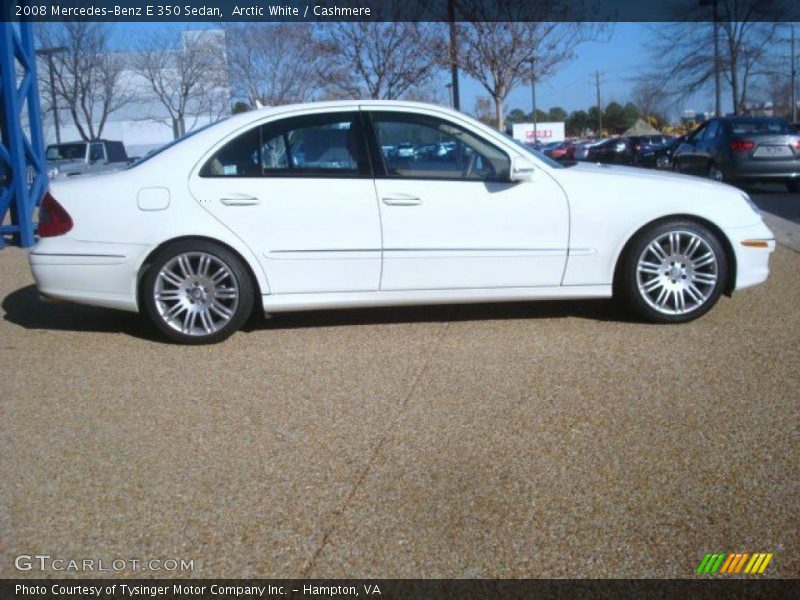 Arctic White / Cashmere 2008 Mercedes-Benz E 350 Sedan