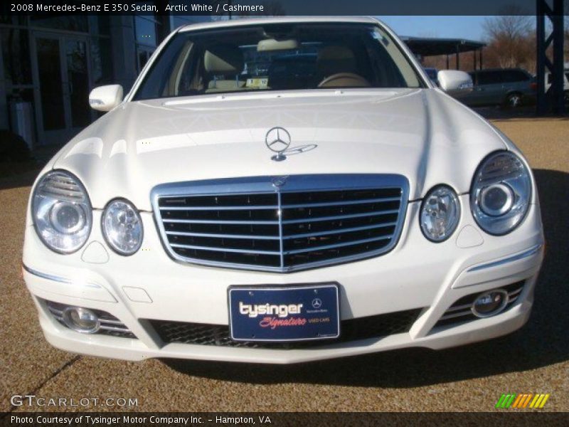 Arctic White / Cashmere 2008 Mercedes-Benz E 350 Sedan