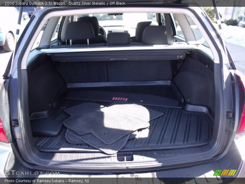 Quartz Silver Metallic / Off Black 2008 Subaru Outback 2.5i Wagon