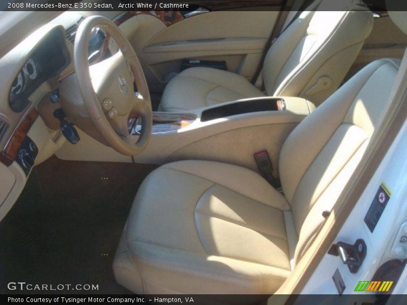 Arctic White / Cashmere 2008 Mercedes-Benz E 350 Sedan