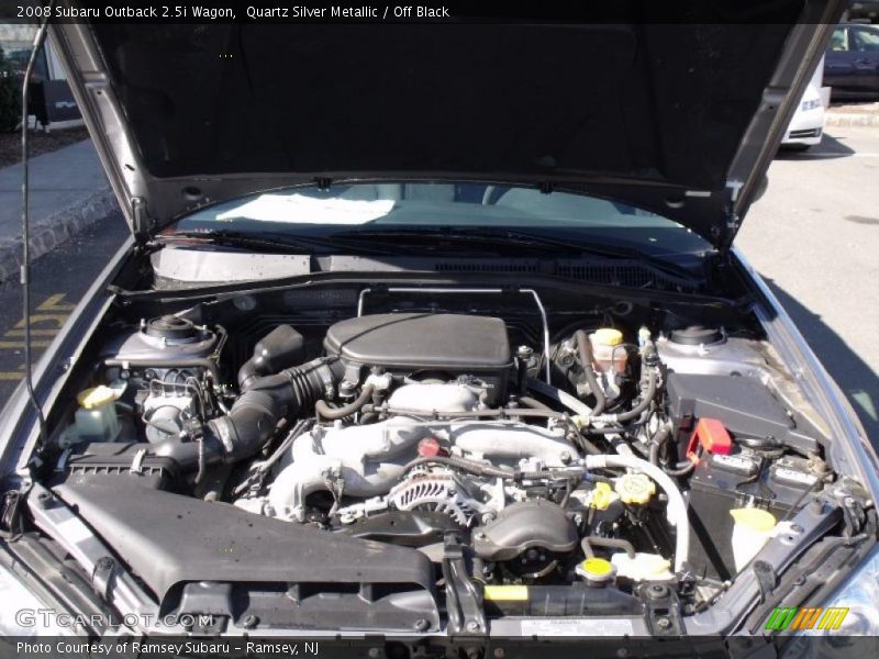 Quartz Silver Metallic / Off Black 2008 Subaru Outback 2.5i Wagon