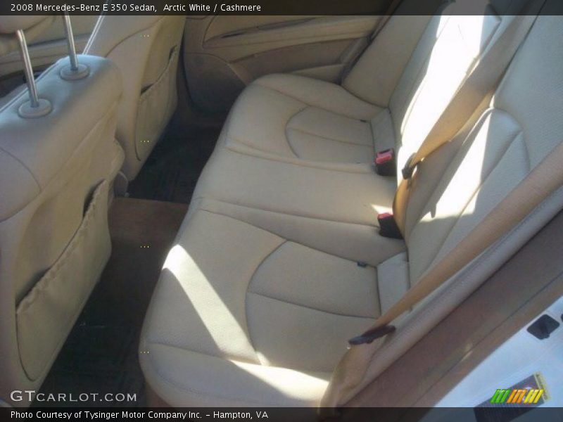 Arctic White / Cashmere 2008 Mercedes-Benz E 350 Sedan