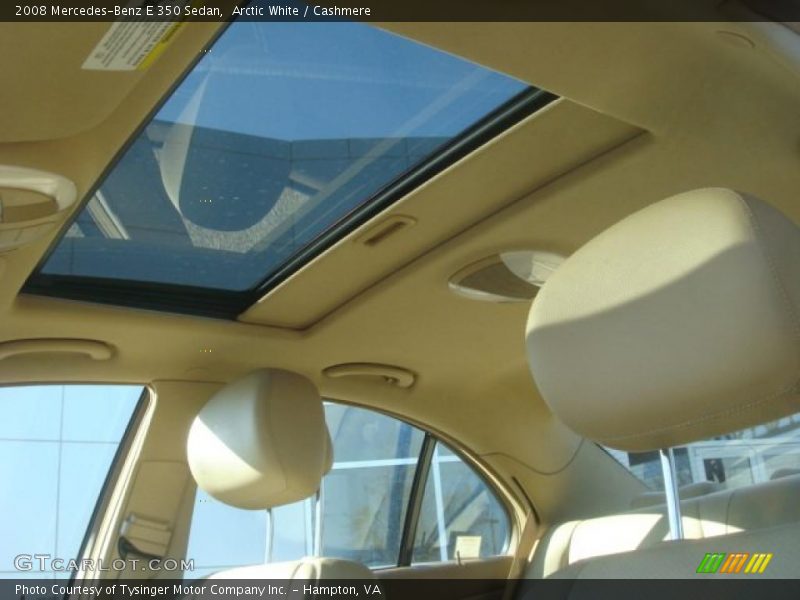 Arctic White / Cashmere 2008 Mercedes-Benz E 350 Sedan