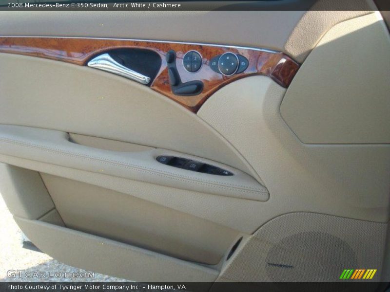 Arctic White / Cashmere 2008 Mercedes-Benz E 350 Sedan