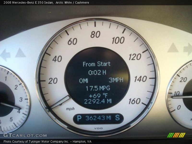 Arctic White / Cashmere 2008 Mercedes-Benz E 350 Sedan
