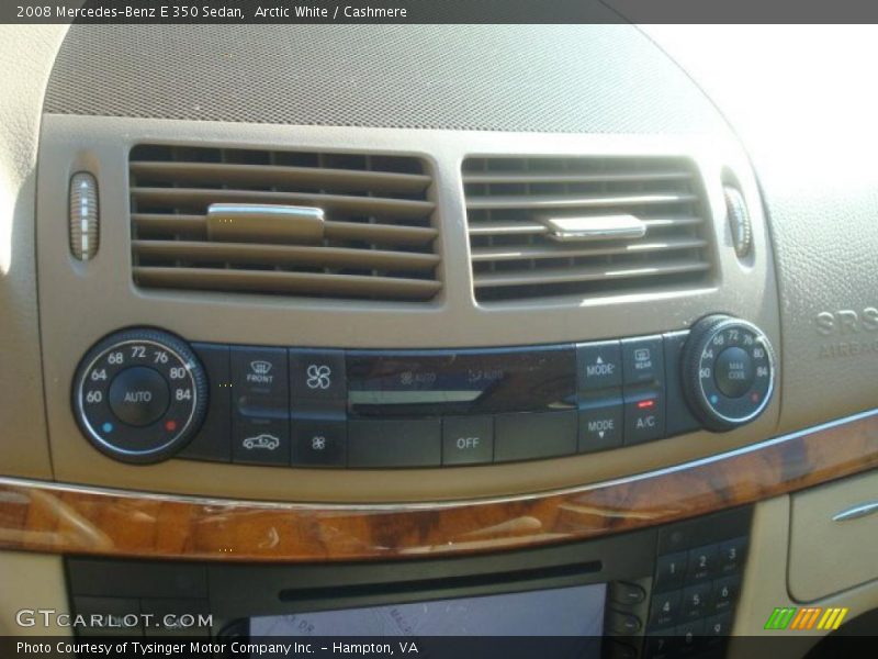 Arctic White / Cashmere 2008 Mercedes-Benz E 350 Sedan
