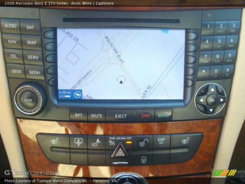 Arctic White / Cashmere 2008 Mercedes-Benz E 350 Sedan