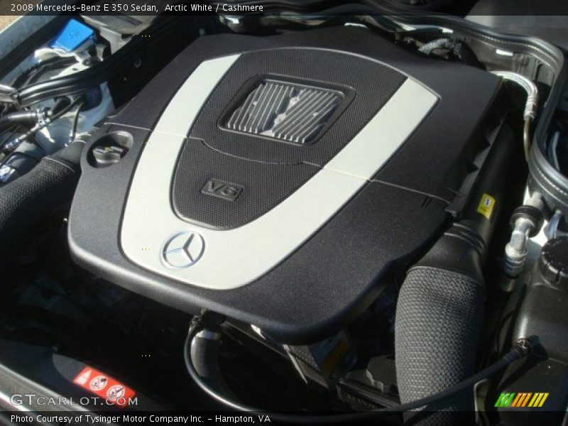 Arctic White / Cashmere 2008 Mercedes-Benz E 350 Sedan