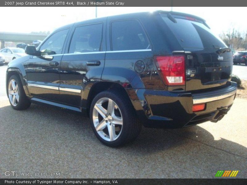 Black / Medium Slate Gray 2007 Jeep Grand Cherokee SRT8 4x4