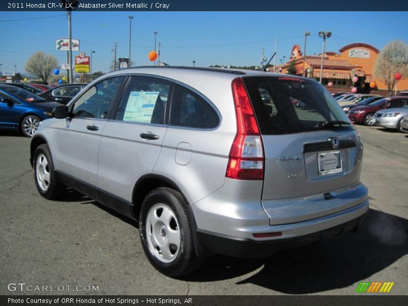 Alabaster Silver Metallic / Gray 2011 Honda CR-V LX