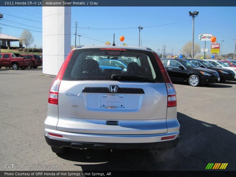 Alabaster Silver Metallic / Gray 2011 Honda CR-V LX