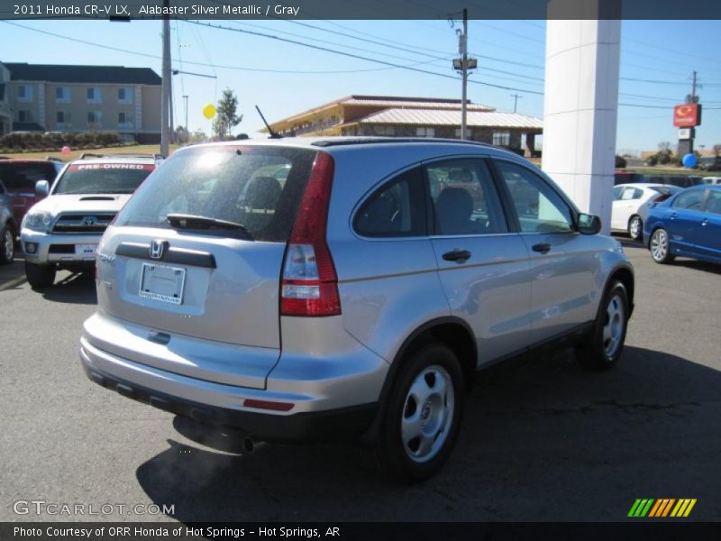 Alabaster Silver Metallic / Gray 2011 Honda CR-V LX
