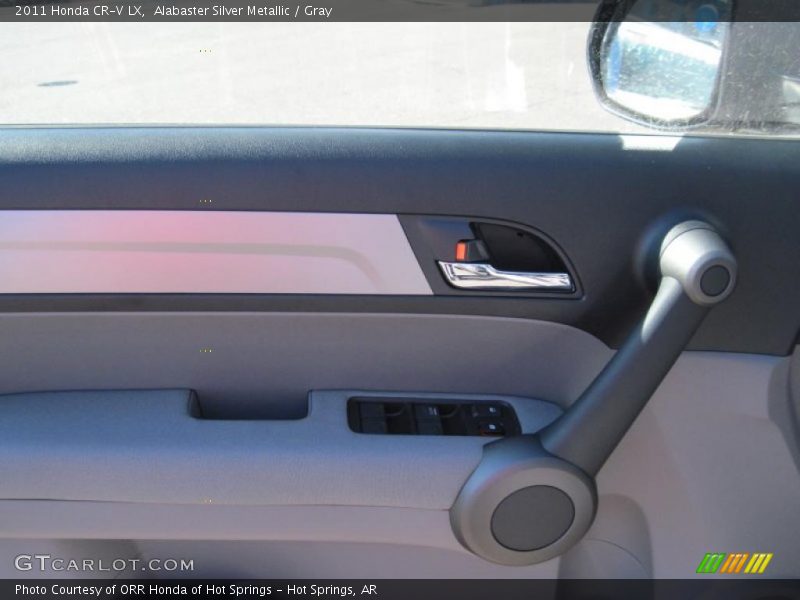 Alabaster Silver Metallic / Gray 2011 Honda CR-V LX