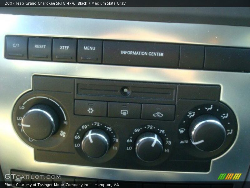 Black / Medium Slate Gray 2007 Jeep Grand Cherokee SRT8 4x4