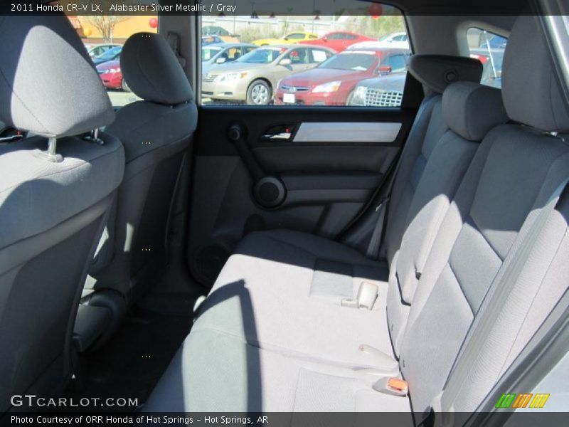 Alabaster Silver Metallic / Gray 2011 Honda CR-V LX