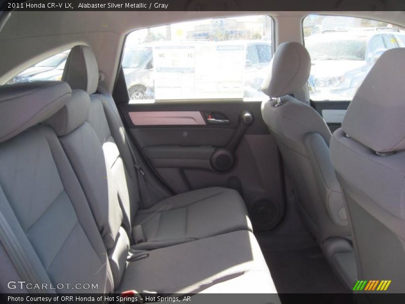 Alabaster Silver Metallic / Gray 2011 Honda CR-V LX