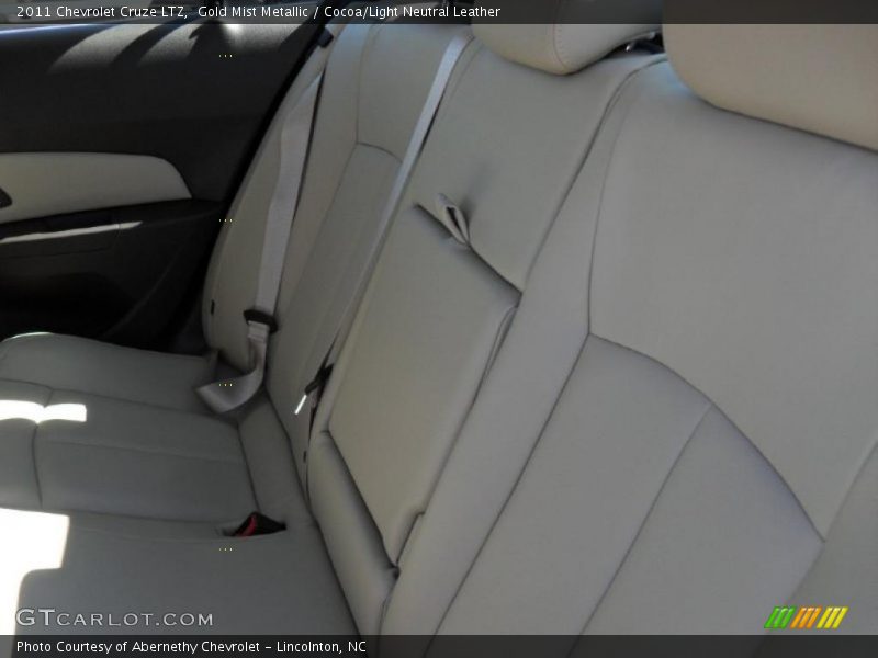 Gold Mist Metallic / Cocoa/Light Neutral Leather 2011 Chevrolet Cruze LTZ