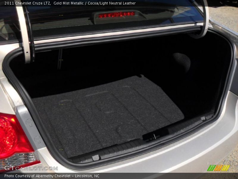  2011 Cruze LTZ Trunk
