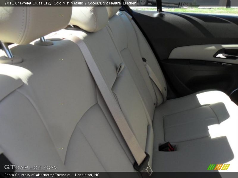 Gold Mist Metallic / Cocoa/Light Neutral Leather 2011 Chevrolet Cruze LTZ