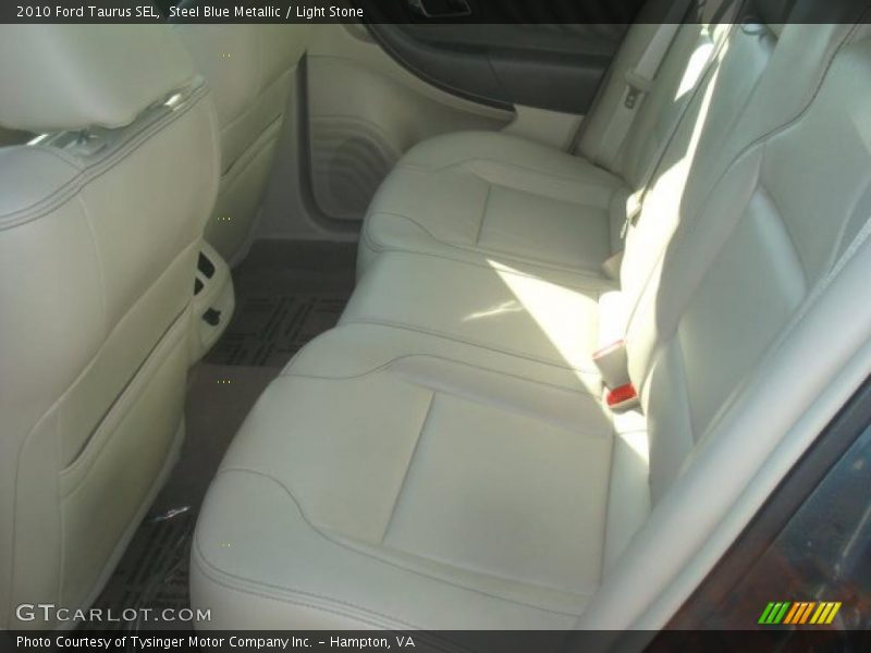 Steel Blue Metallic / Light Stone 2010 Ford Taurus SEL