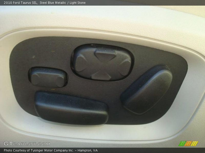 Steel Blue Metallic / Light Stone 2010 Ford Taurus SEL