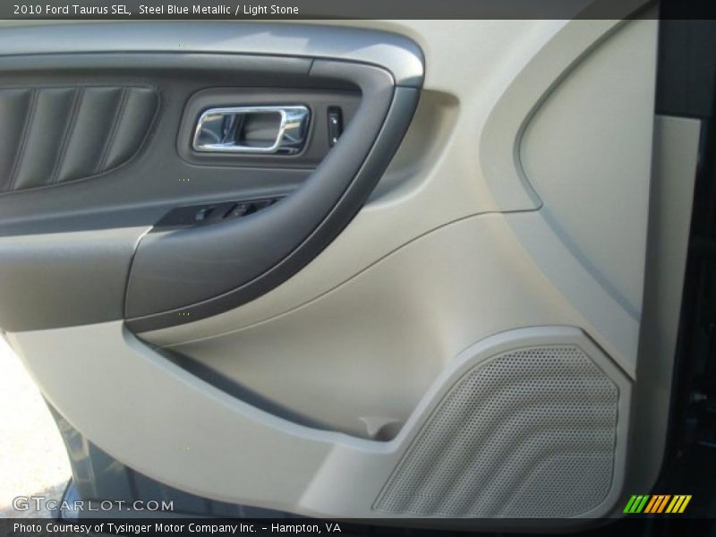 Steel Blue Metallic / Light Stone 2010 Ford Taurus SEL