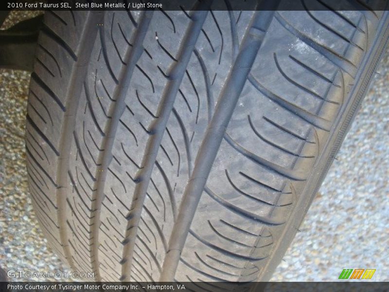 Steel Blue Metallic / Light Stone 2010 Ford Taurus SEL