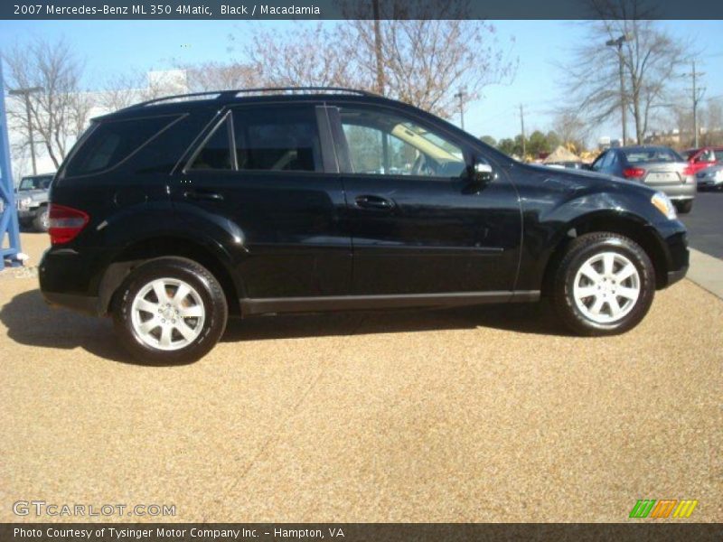 Black / Macadamia 2007 Mercedes-Benz ML 350 4Matic