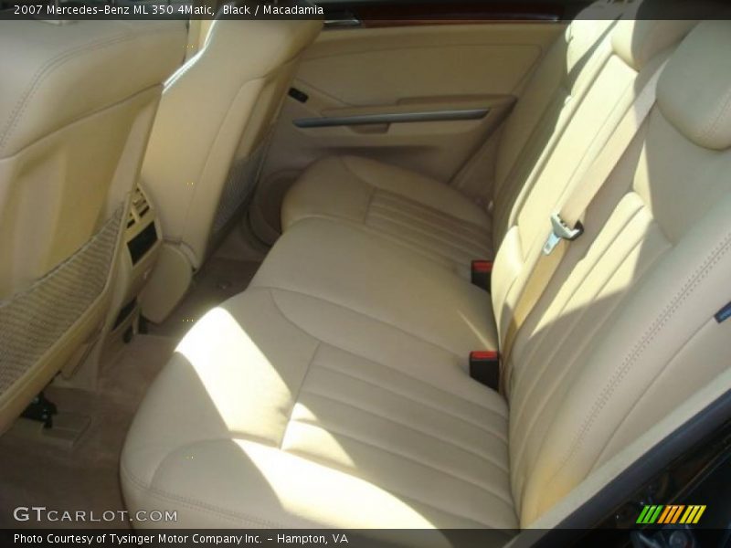 Black / Macadamia 2007 Mercedes-Benz ML 350 4Matic