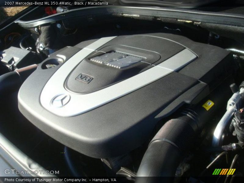 Black / Macadamia 2007 Mercedes-Benz ML 350 4Matic