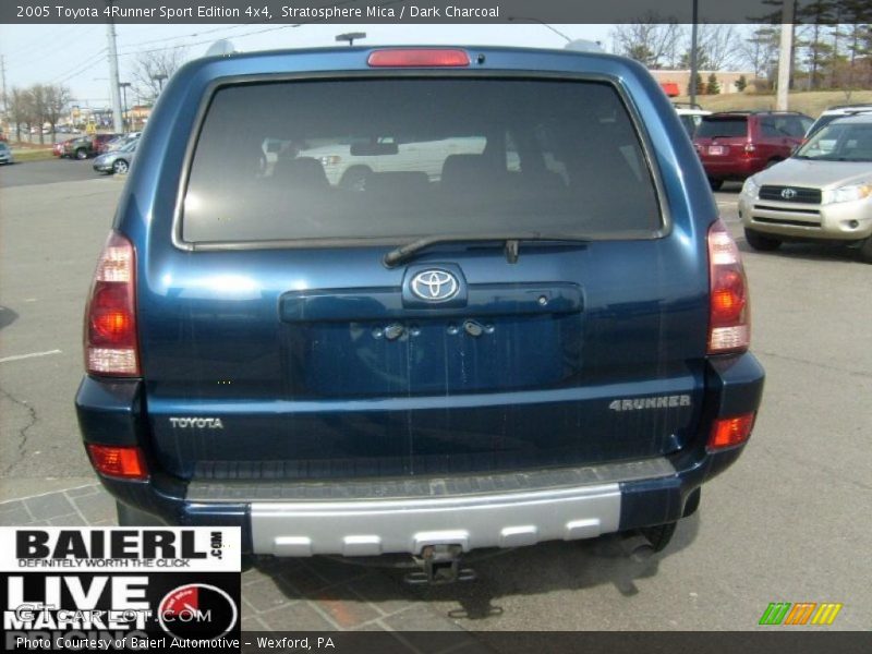 Stratosphere Mica / Dark Charcoal 2005 Toyota 4Runner Sport Edition 4x4