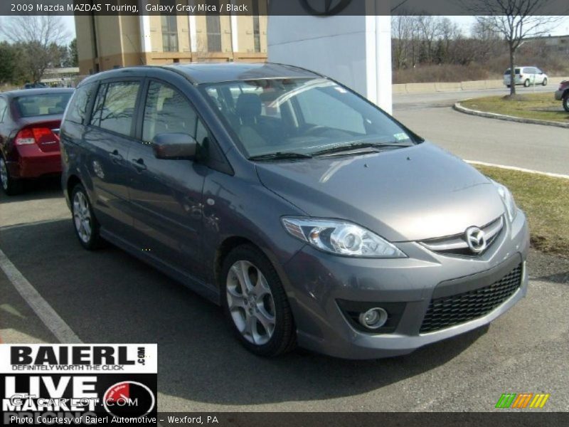 Galaxy Gray Mica / Black 2009 Mazda MAZDA5 Touring